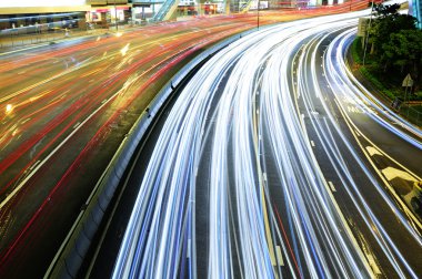 Busy traffic on highway