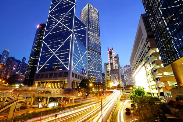 Hong Kong tráfego da cidade — Fotografia de Stock