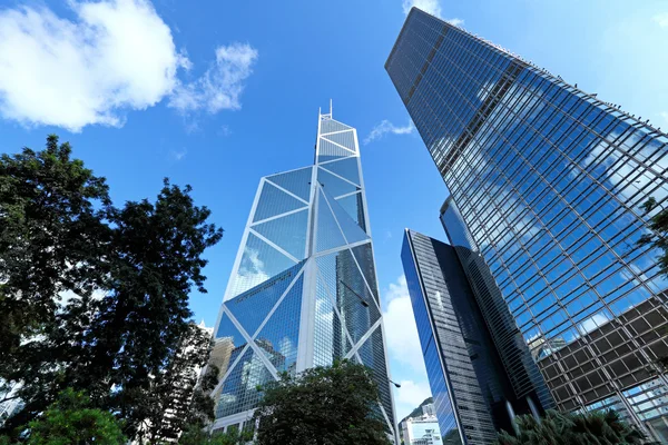 Commerciële district in Hongkong — Stockfoto