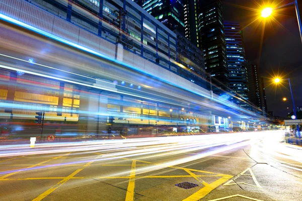 Drukke verkeer in hong kong — Stockfoto