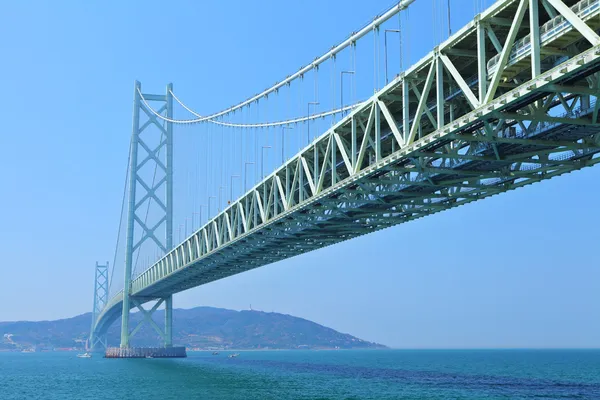 Akashi kaikyo brücke in kobe — Stockfoto