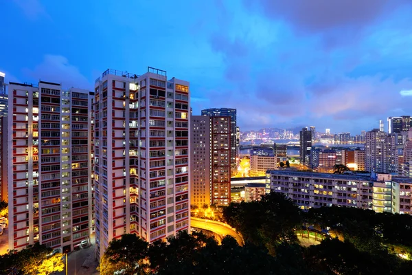 Distrito residencial de Hong Kong — Fotografia de Stock