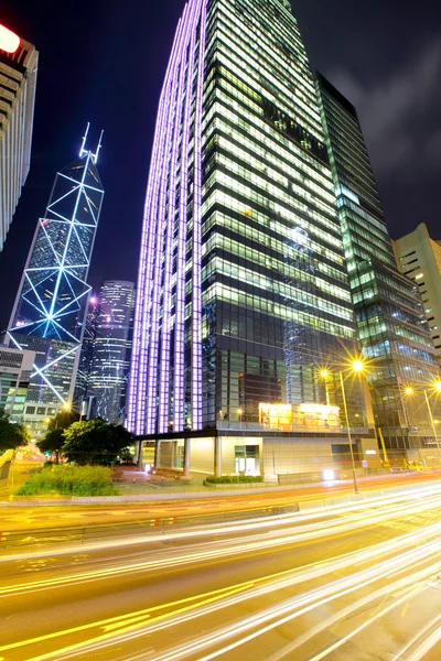 Drukke verkeer in hong kong — Stockfoto