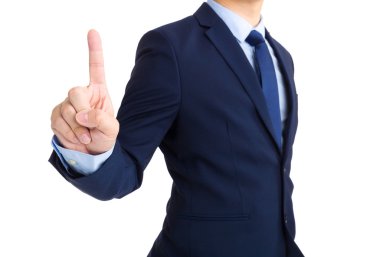 yukarı dönük iş adamı