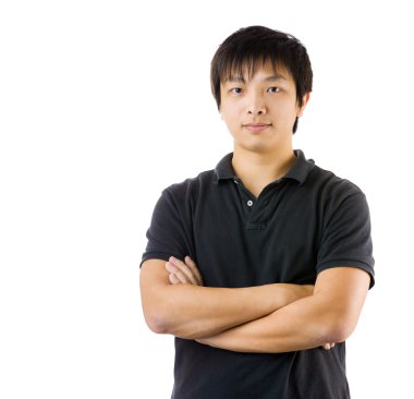 Asyalı adam portresi