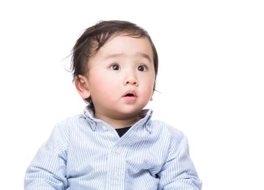 Asyalı bebek çocuk bir kenara arıyorsunuz