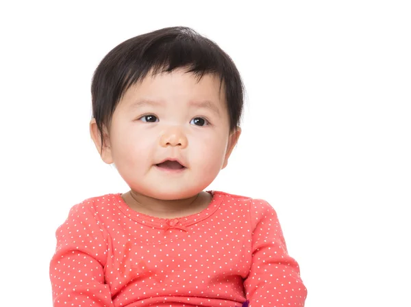 Asiatiska baby flicka leende — Stockfoto