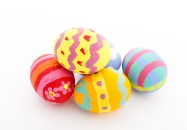 rengarenk Paskalya yumurtaları