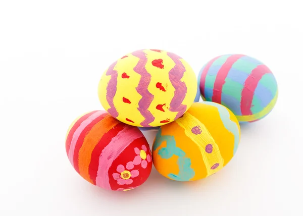 Colourful painted easter eggs — Stock Photo, Image