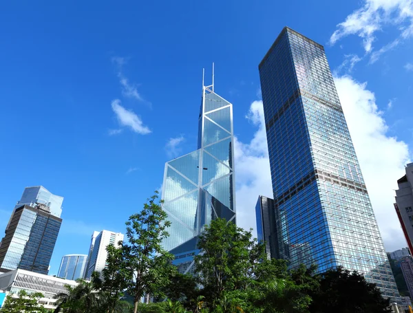 Distrito financiero en Hong Kong —  Fotos de Stock