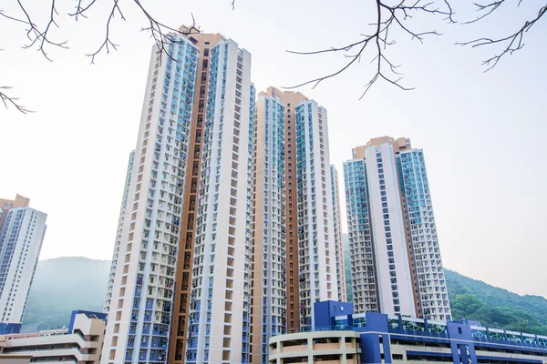 Distrito residencial en Hong Kong — Foto de Stock