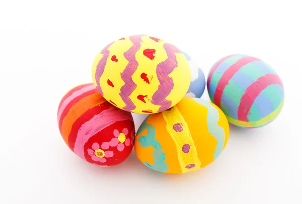 Coloridos huevos de Pascua — Foto de Stock