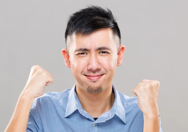 Excited cheerful man — Stock Photo, Image
