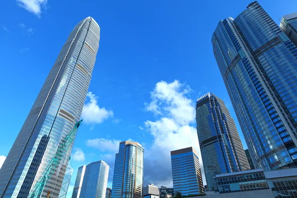 Zentrales Geschäftsviertel in Hongkong — Stockfoto