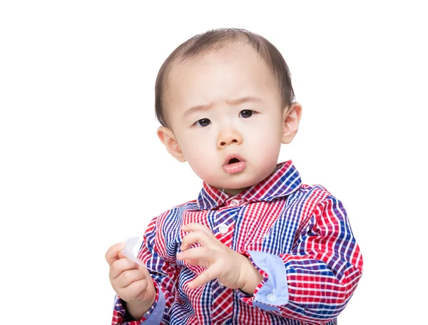 Asian baby boy — Stock Photo, Image