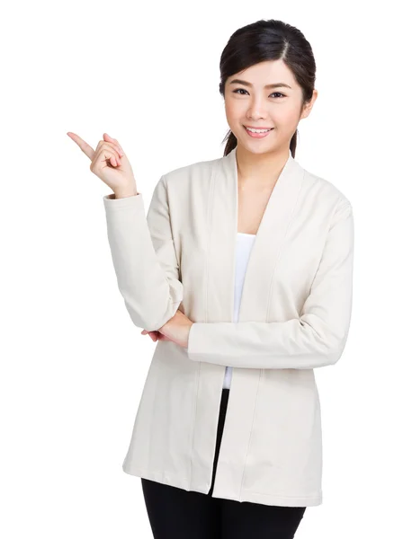 Mujer feliz con una idea —  Fotos de Stock