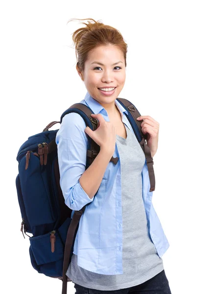 Turista femenina — Foto de Stock