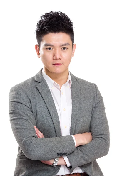 Inteligente asiático empresário — Fotografia de Stock