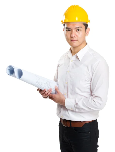 Young engineer portrait — Stock Photo, Image