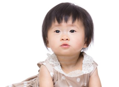 Asya kız bebek