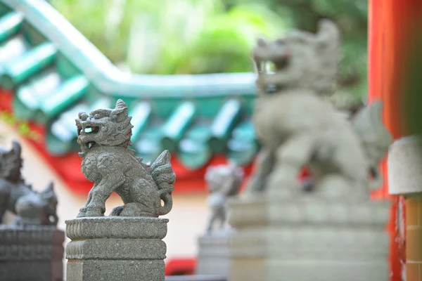 Stone Lion sculpture — Stock Photo, Image