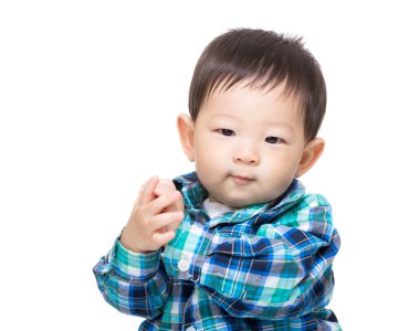 Asya bir yandan alkışlar bebek