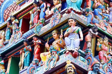 Hindu tapınağı sri mariamman Singapur 