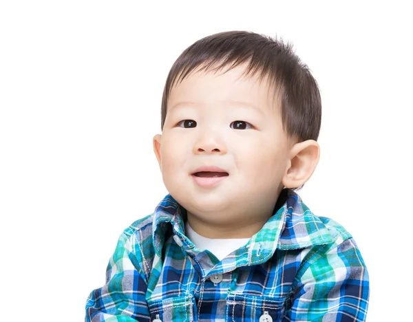 Azië babyjongen geïsoleerd — Stockfoto