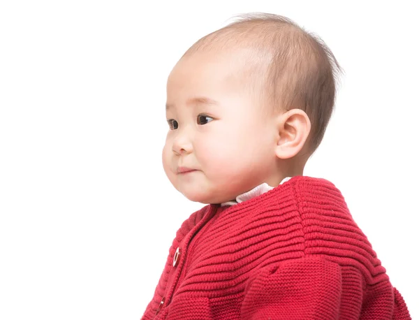 Profilo laterale della bambina — Foto Stock