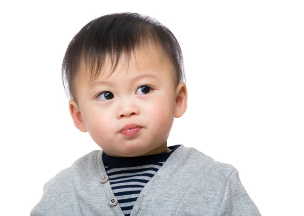 Baby thinking — Stock Photo, Image