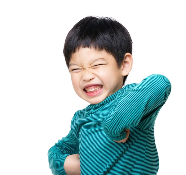 Aufgeregter Kinderausdruck — Stockfoto