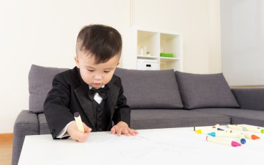 Asya bebek çocuk çizim