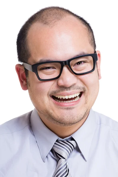 Asia hombre de negocios sonrisa — Foto de Stock