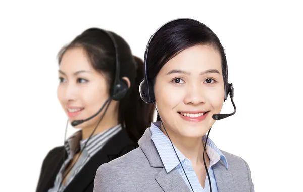 Asia customer service team — Stock Photo, Image