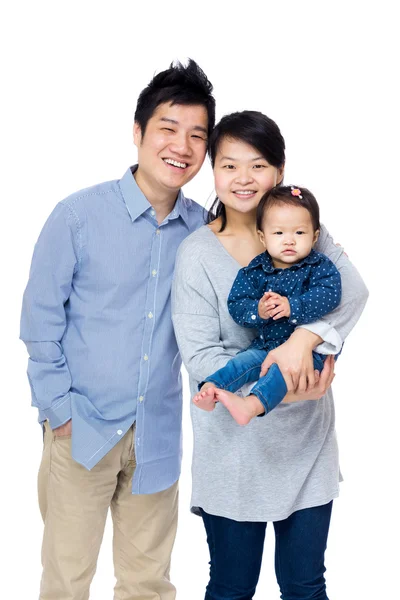 Glückliche asiatische familie — Stockfoto