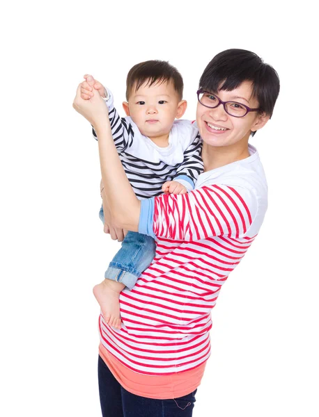 Mère heureuse et son fils — Photo