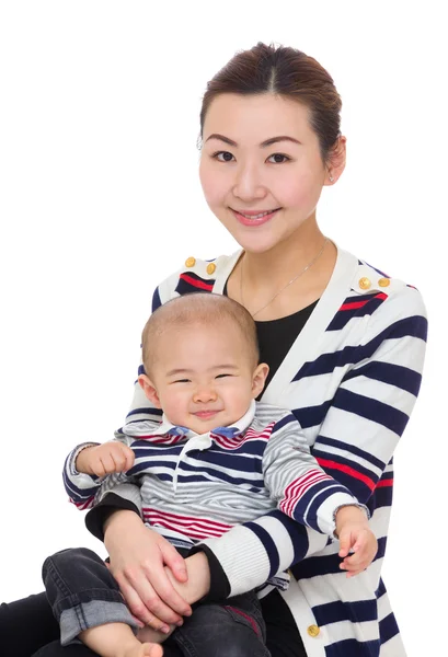 Beautiful mother and son — Stock Photo, Image