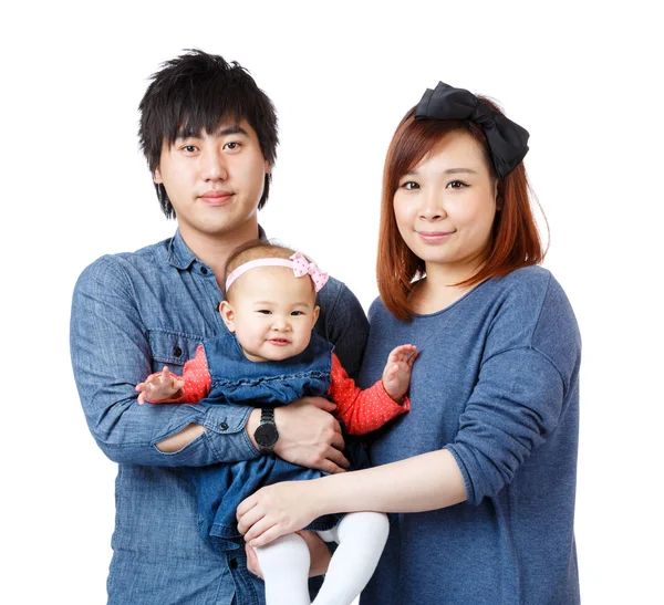 Glückliche asiatische familie — Stockfoto