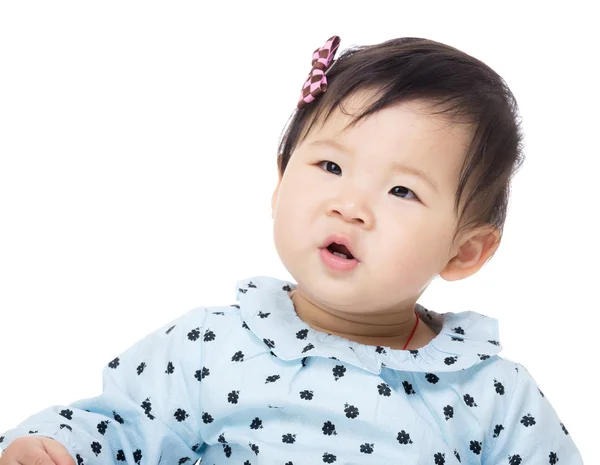 Asia baby girl smile Royalty Free Stock Images