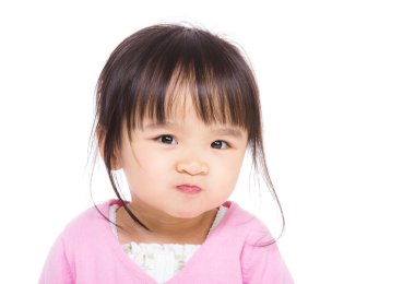 küçük kız pout dudak Asya