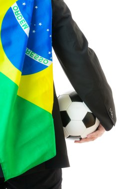 arkadan görünüşü işadamı ile gol