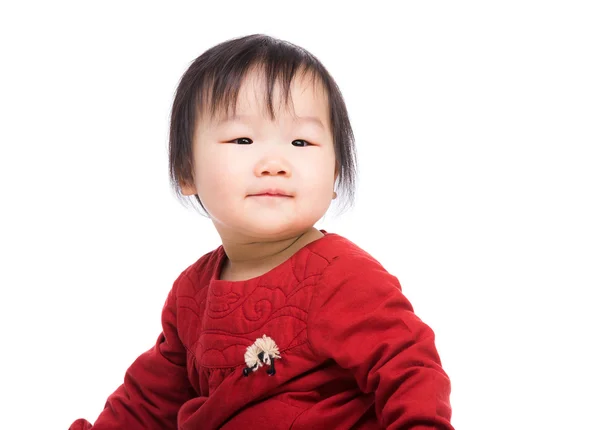 Смеющийся азиатский ребёнок — стоковое фото