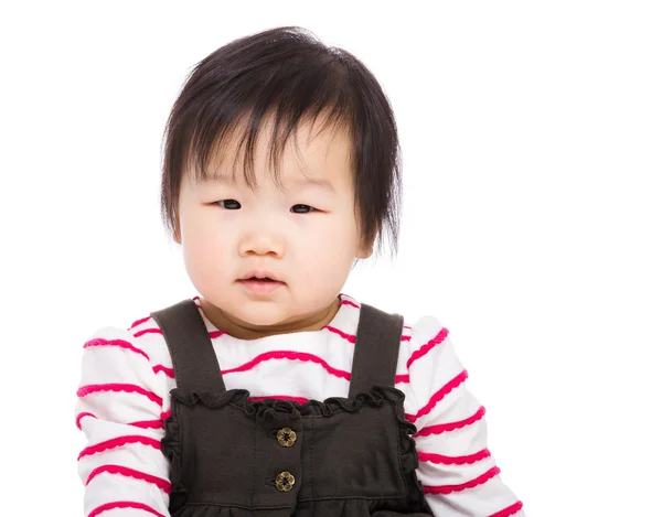 Asyalı bebek kız portre — Stok fotoğraf