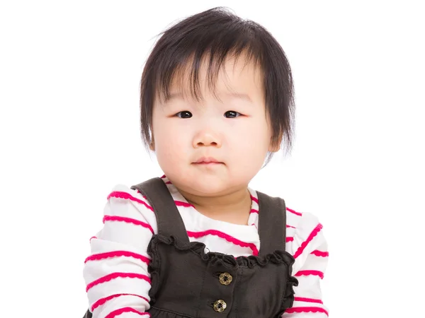 Asiatiska baby flicka stående — Stockfoto