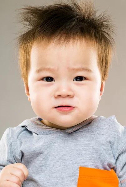 Asian serious kid — Stock Photo, Image