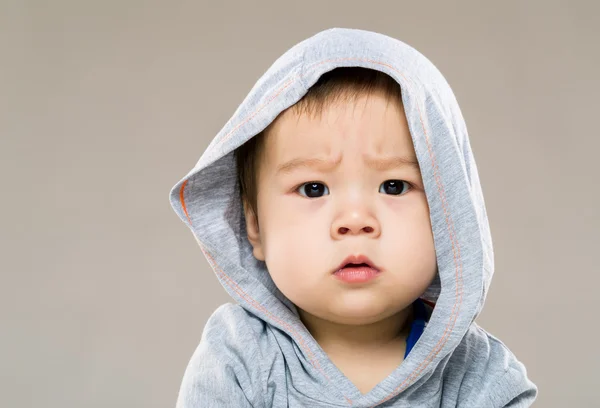 Little boy feeling confused — Stock Photo, Image