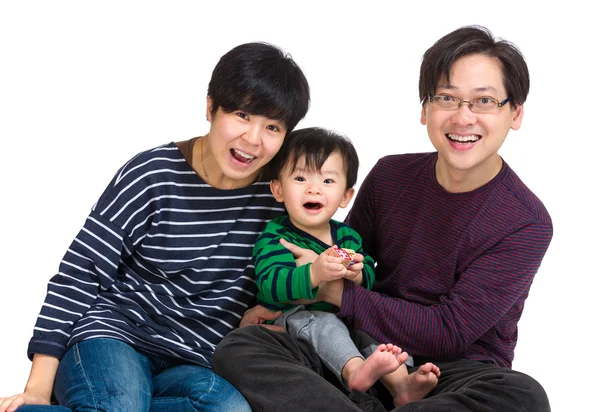Happy family portrait — Stock Photo, Image