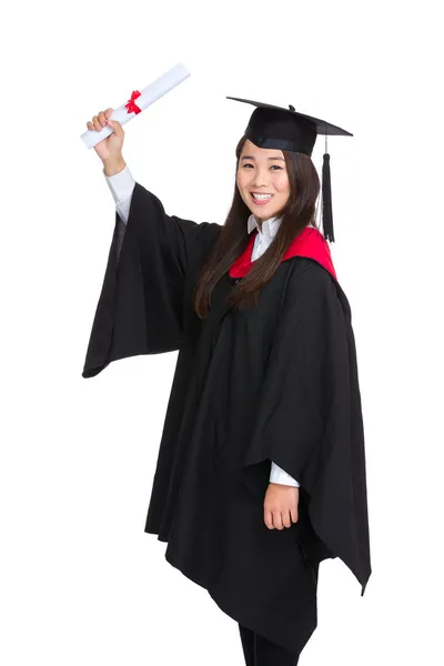 Happy graduate student — Stock Photo, Image