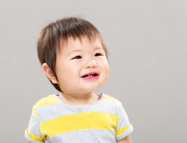 Little baby girl laughing — Stock Photo, Image