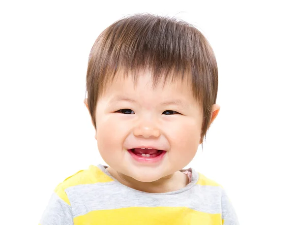 美丽微笑的亚洲婴儿 — 图库照片
